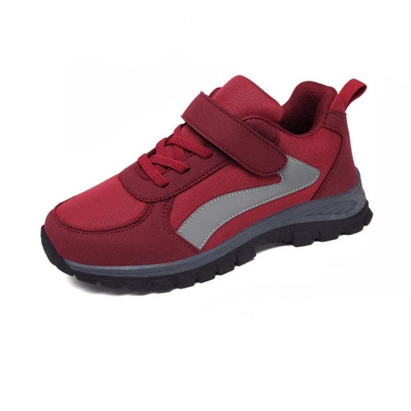Comfortable & Breathable Velcro Sneakers red