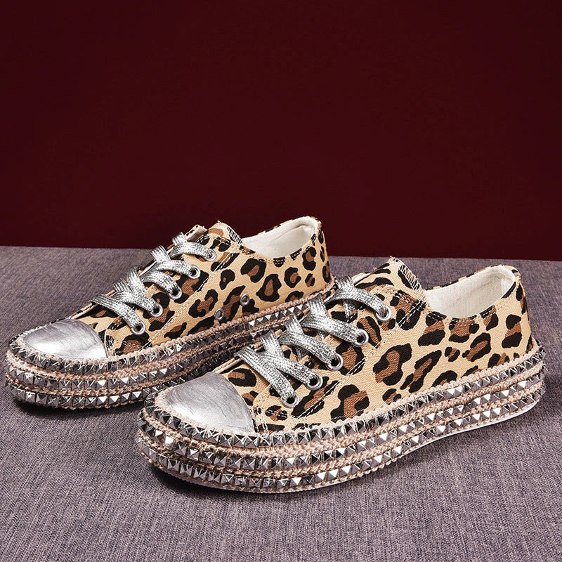  Comfortable & Casual Platform Trainers leopard1