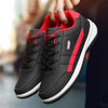 Comfortable Casual Trainers in PU Leather   black1