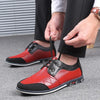 Comfortable Genuine Leather Moccasin red1