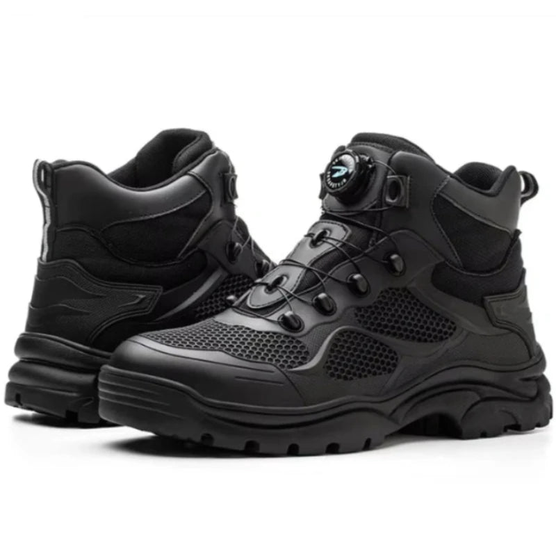 Comfortable High-Top Safety Sneakers with Rotating Button2