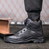 Comfortable High-Top Safety Sneakers with Rotating Button