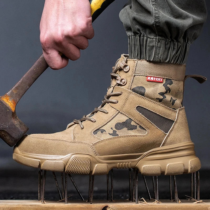 Comfortable Military-Style Safety Boots2