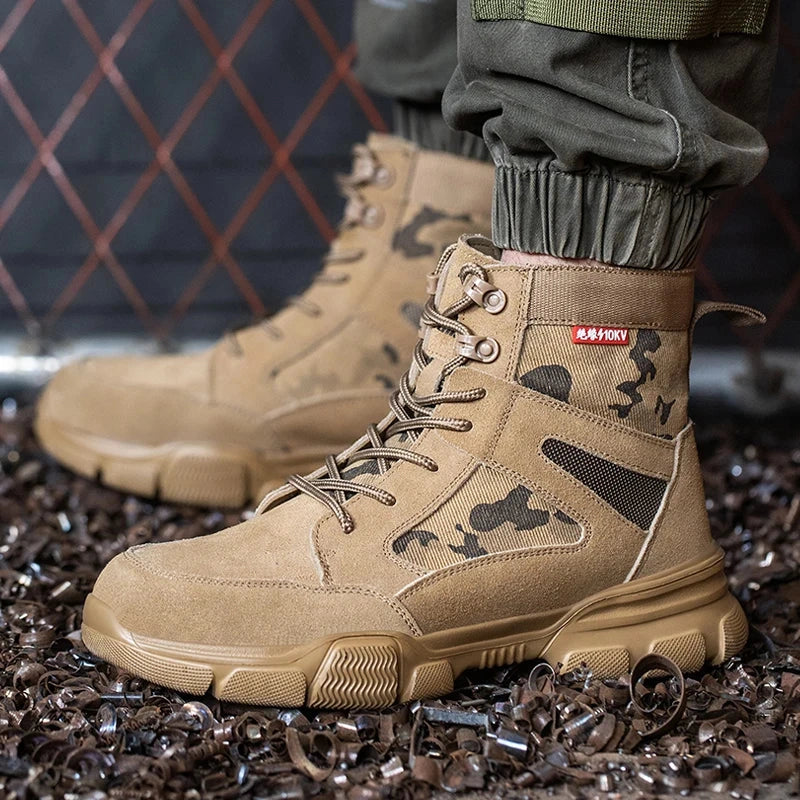 Comfortable Military-Style Safety Boots4