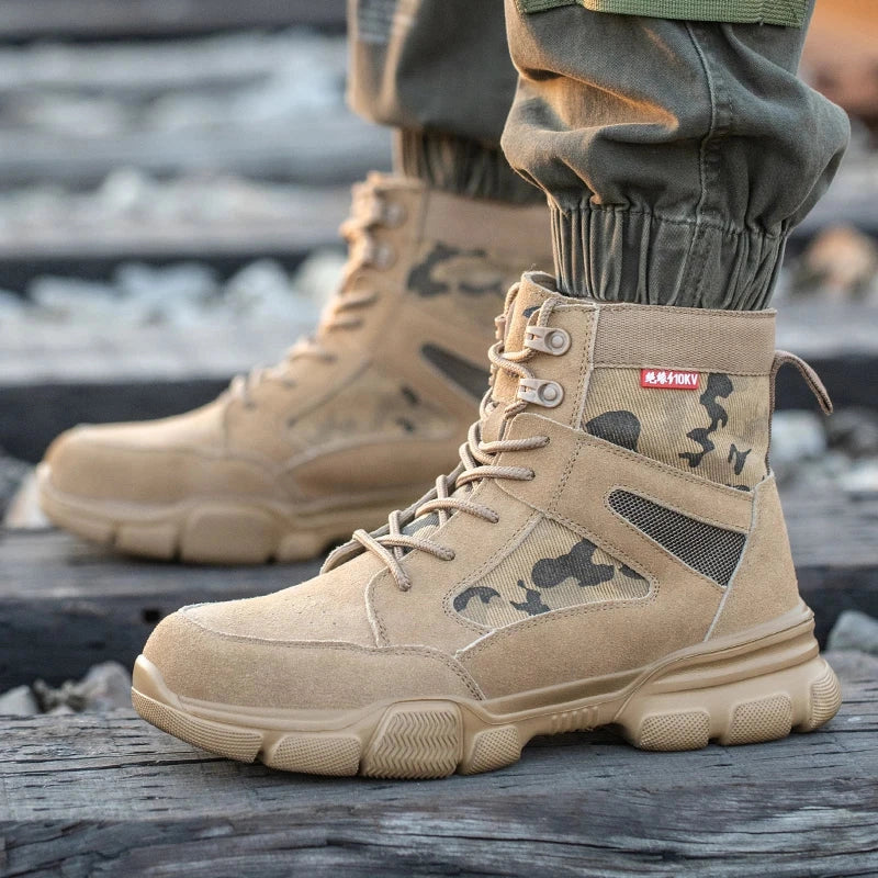 Comfortable Military-Style Safety Boots5