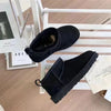 Comfortable Mini Boots with Fur Lining black