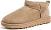 Comfortable Mini Boots with Fur Lining brown3