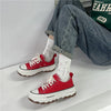 Comfortable & Platform Chunky Sneakers red2