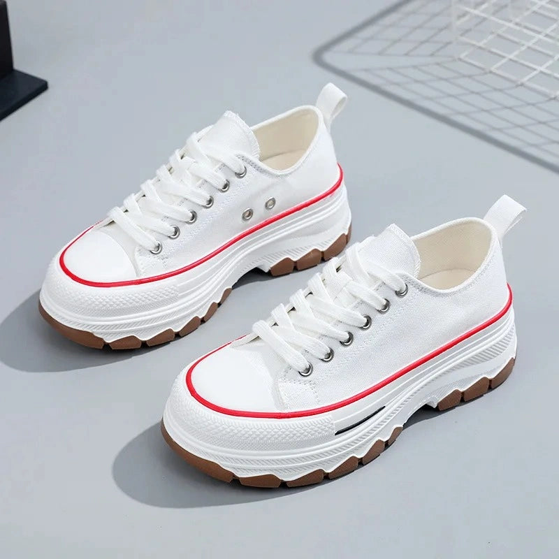 Comfortable & Platform Chunky Sneakers white2