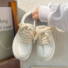 Comfortable Platform Sneakers white3