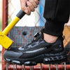 Comfortable Safety Shoes with Rotating Button - Unisex black1