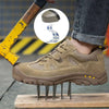 Comfortable Safety Trainers with Steel Toe Cap khaki1