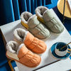 Comfortable & Soft Winter Slippers - Unisex orange green