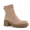 Comfortable Suede Chelsea Boots apricot