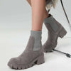 Comfortable Suede Chelsea Boots grey