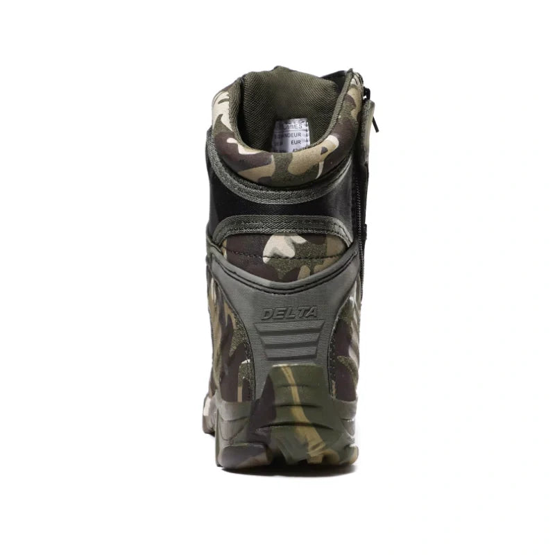Comfortable Tactical Hiking Boots camouflage green