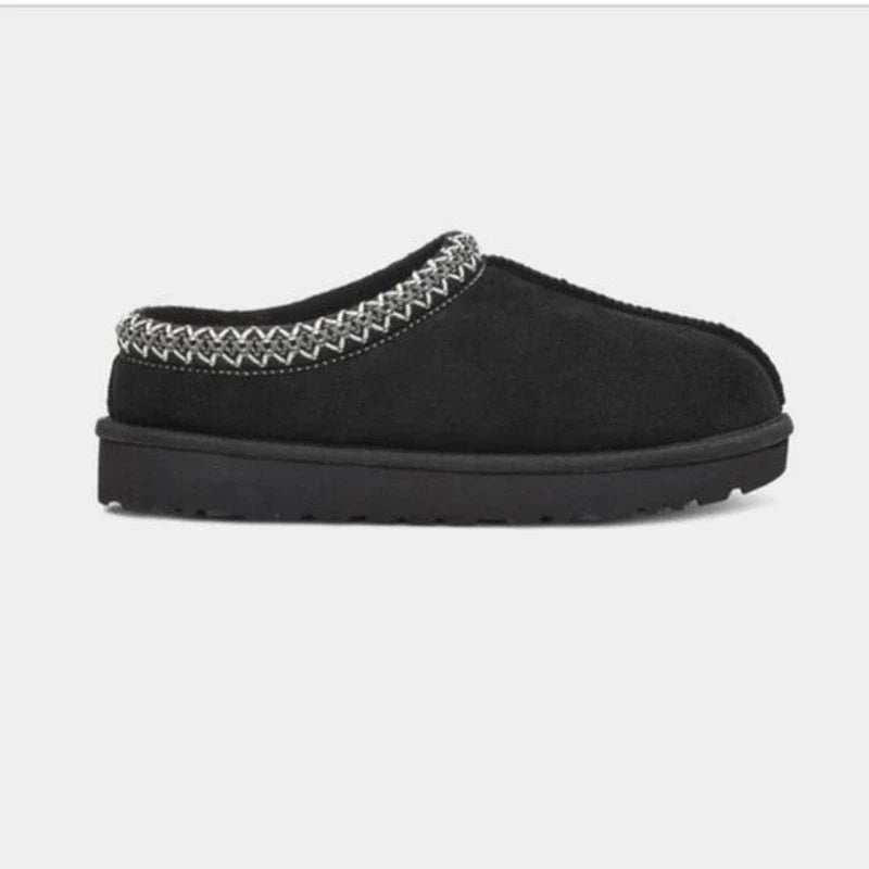 Comfortable & Warm Suede Slippers black