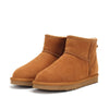 Comfortable and Warm Faux Fur Ankle Boots brown