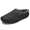 Cozy & Flexible Slip-On Slippers with Warm Fleece Lining - Unisex blue