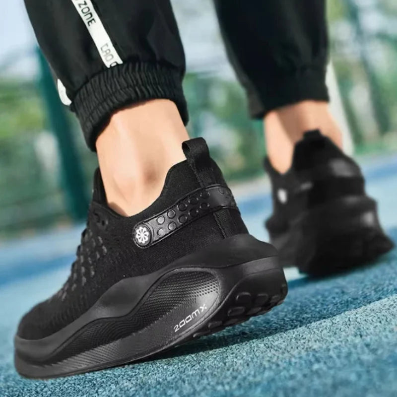 Cushioned & Breathable Sports Trainers black1