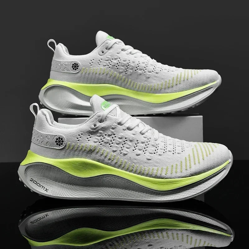 Cushioned & Breathable Sports Trainers white