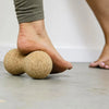 Double Massage Ball in Natural Cork1