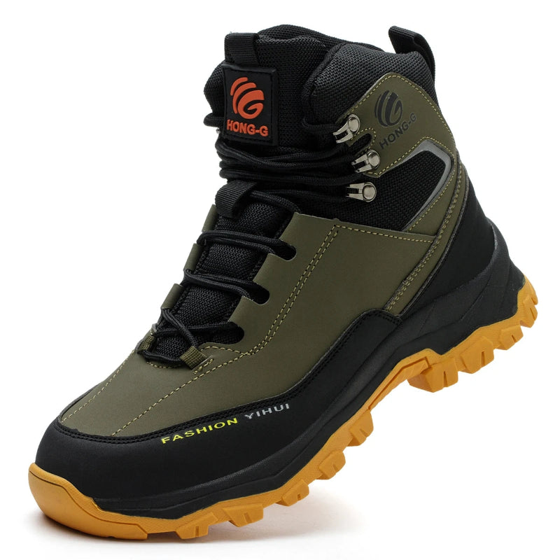 Durable & Breathable Safety Boots – Unisex green3