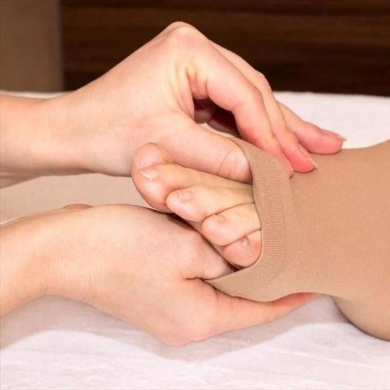 Easy-Wear Zipper Compression Socks - Comfortable & Supportive beige1