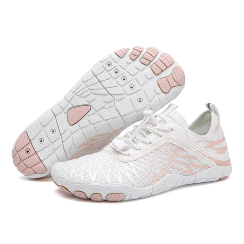 Fast-drying & Breathable barefoot sneakers white