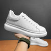 Flexible & Breathable White Platform Sneakers - Unisex
