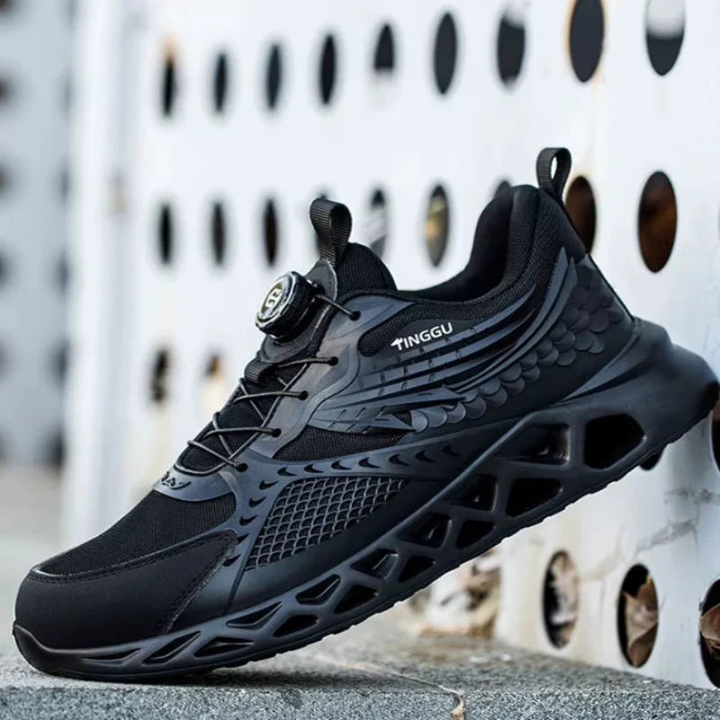 Flexible Safety Trainers with Twist Lock black4