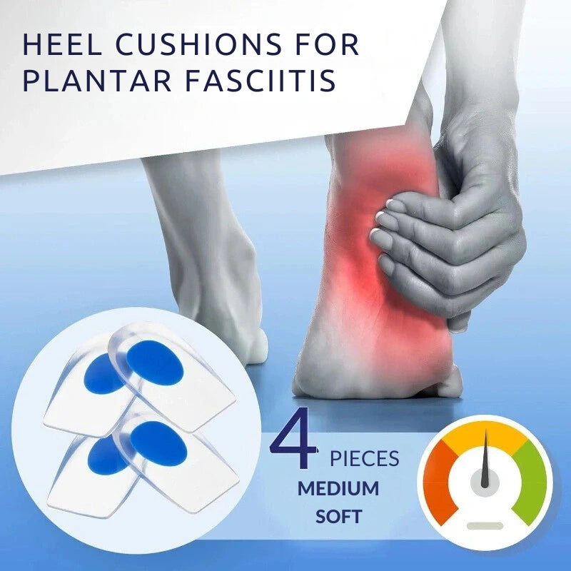 Heel Cushions for Shoes – Set of 4 Gel Insoles3