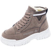 High-Top Winter Trainers with Warm Lining brown2
