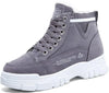 High-Top Winter Trainers with Warm Lining grey1
