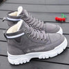 High-Top Winter Trainers with Warm Lining grey