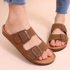 Comfortable Suede Slip-On Sandals