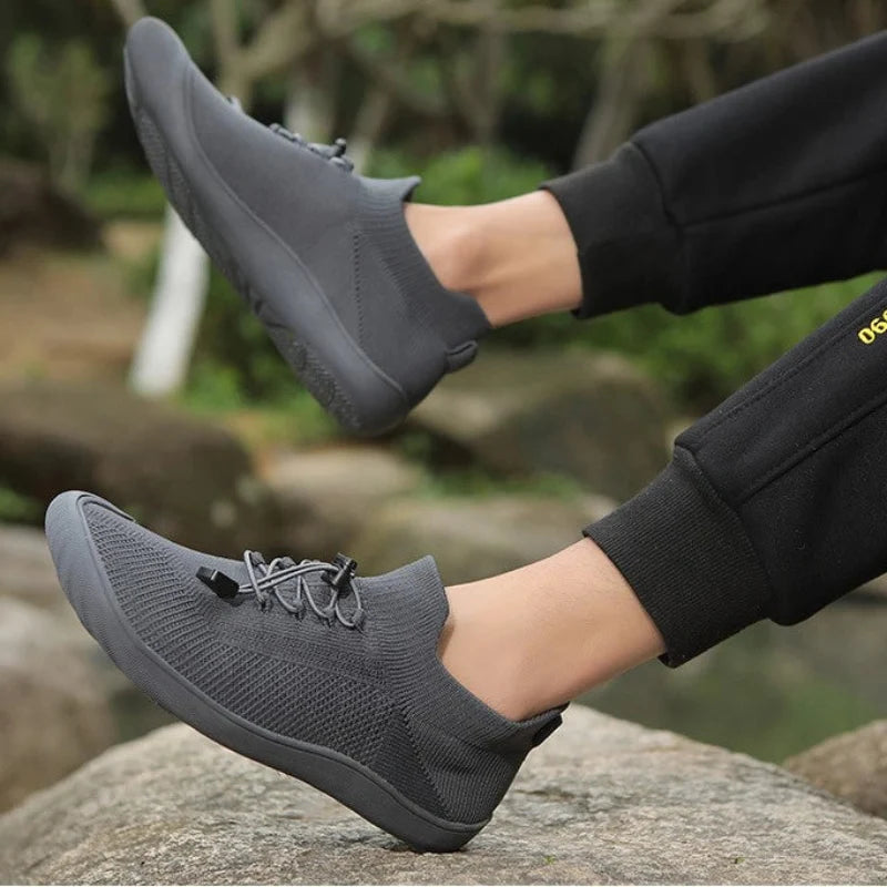 Lightweight & Breathable Barefoot Trainers dark grey