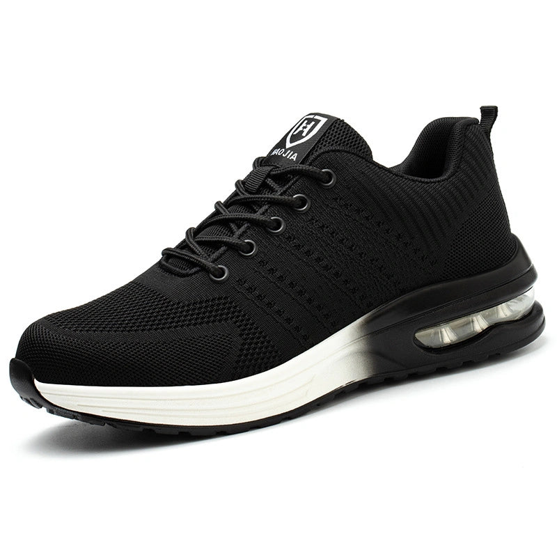 Lightweight & Breathable Safety Shoes – Unisex black