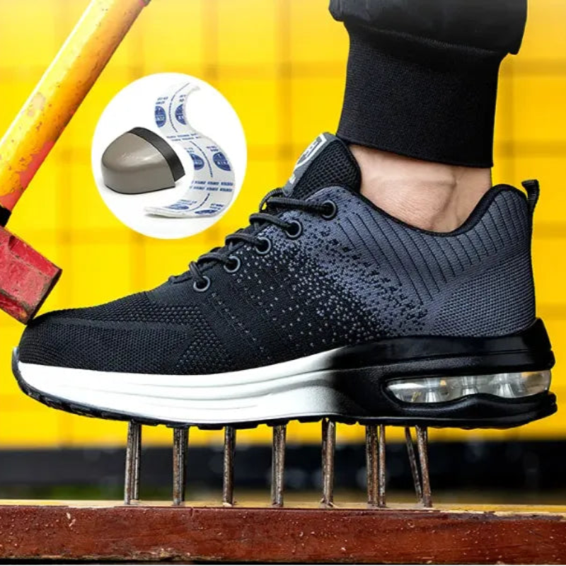 Lightweight & Breathable Safety Shoes – Unisex gray1