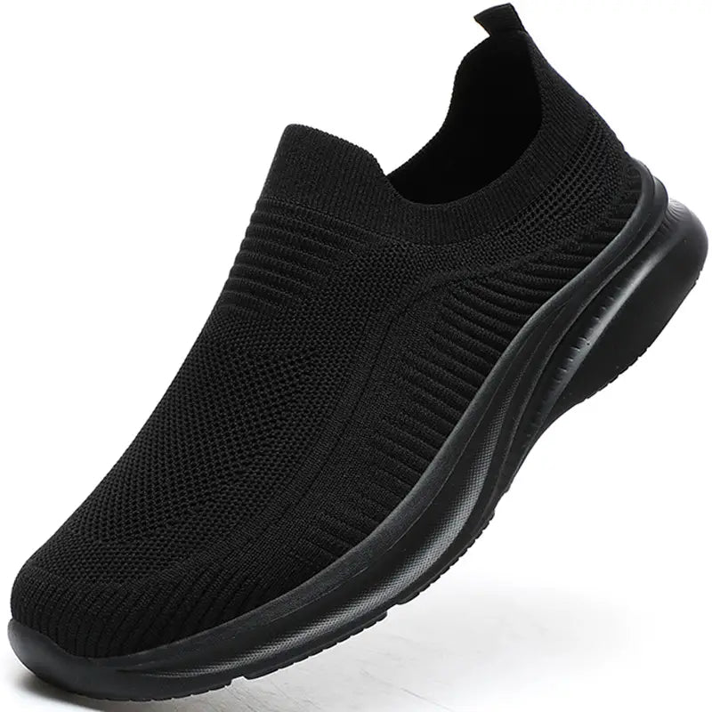 Lightweight & Breathable Walking Sneakers black