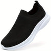 Lightweight & Breathable Walking Sneakers black&white