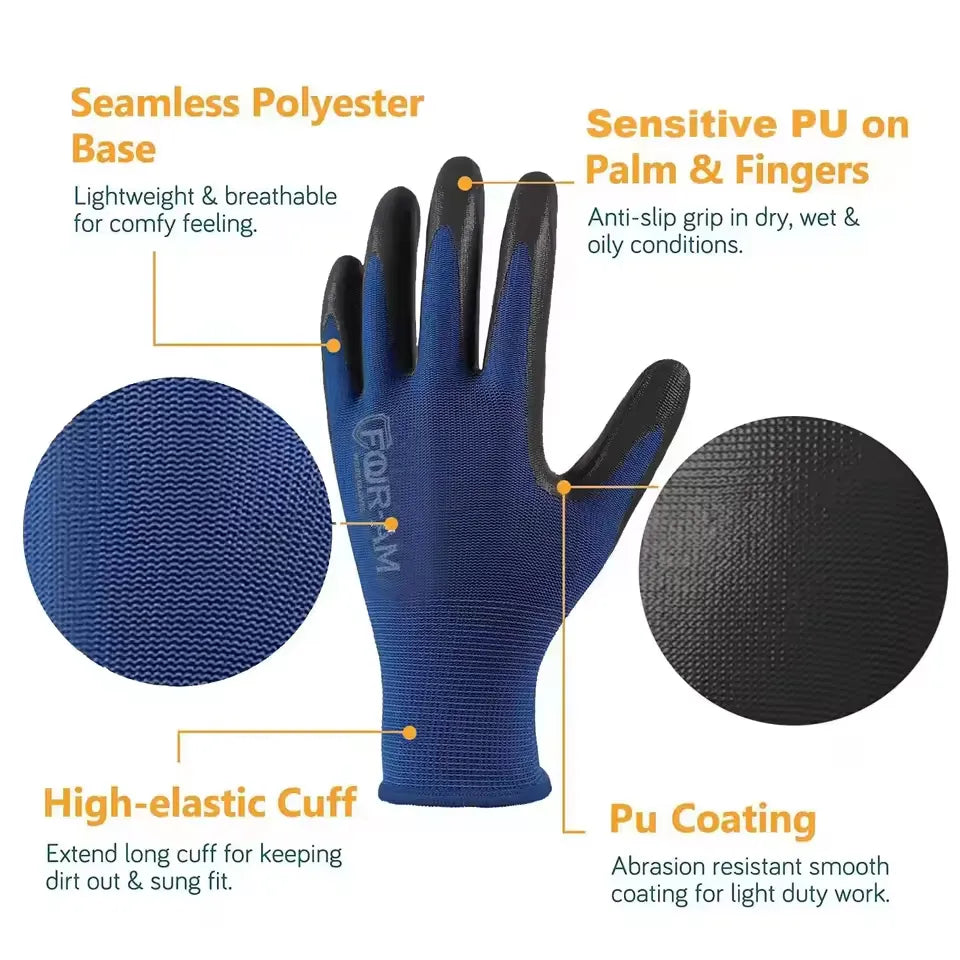 Lightweight & Breathable Work Gloves2