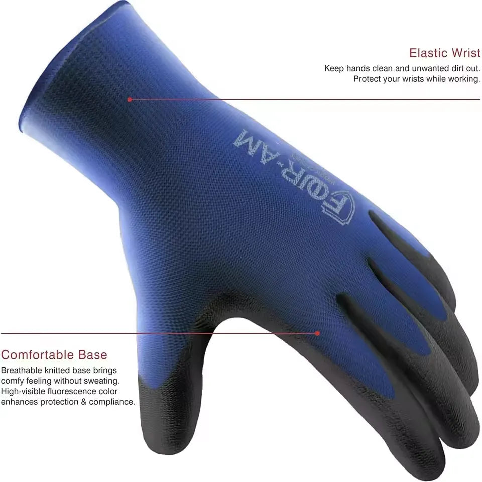 Lightweight & Breathable Work Gloves3