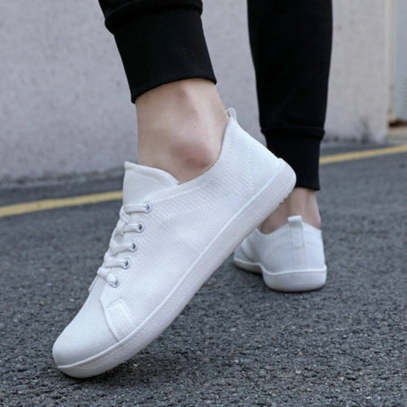 Lightweight & Comfortable Orthopedic Barefoot Sneakers - Unisex white1