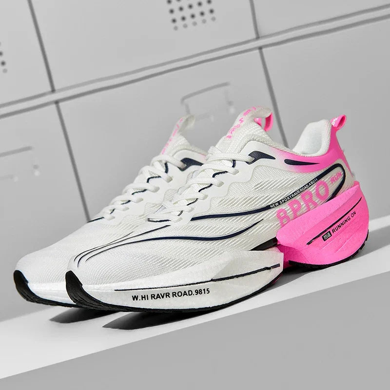 Lightweight & Comfortable Running trainers pink white