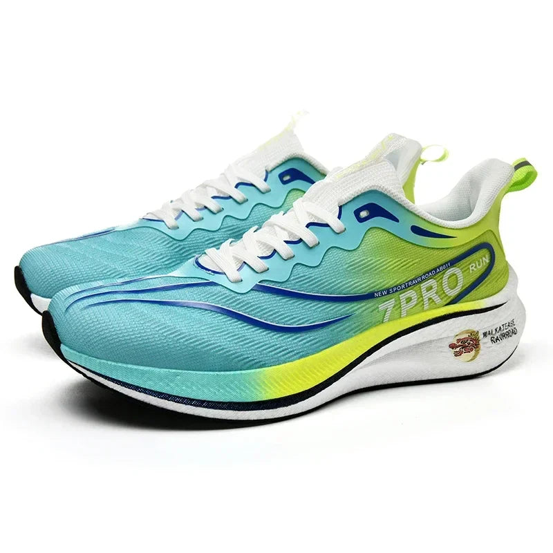 Lightweight & Cushioned Running Trainers green