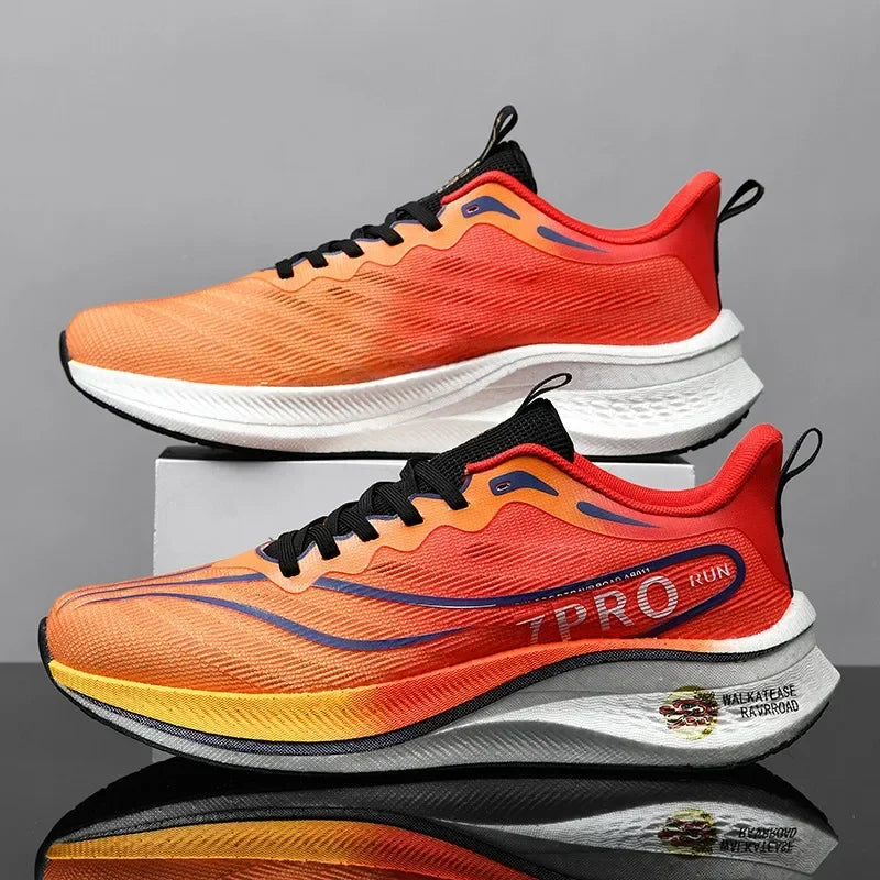 Lightweight & Cushioned Running trainers red