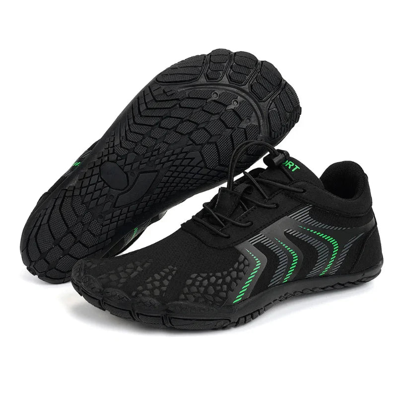 Lightweight & Non-Slip Barefoot Trainers green