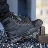 Lightweight Safety Boots with Steel Toe Cap black1