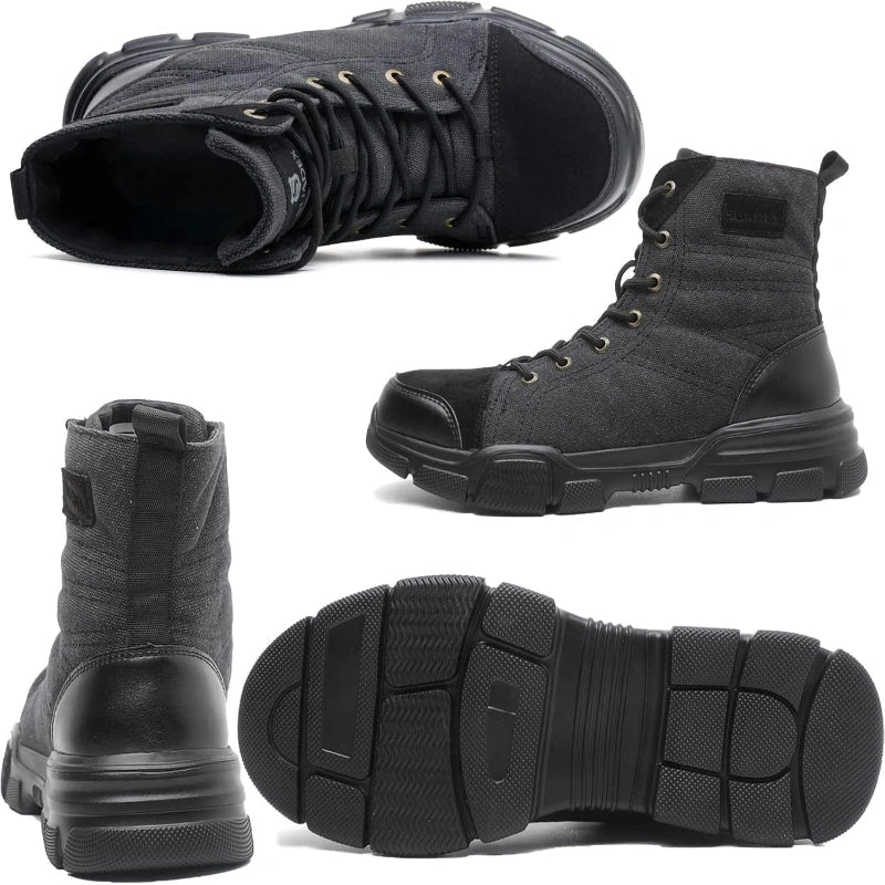 Lightweight Safety Boots with Steel Toe Cap black8